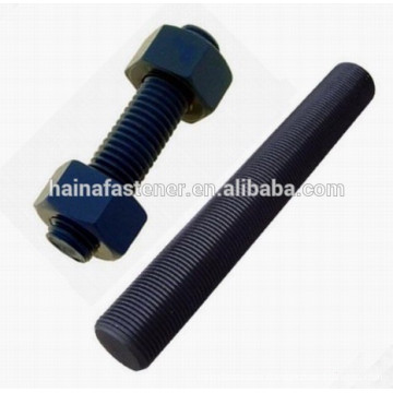 black oxide B7 threaded round bar